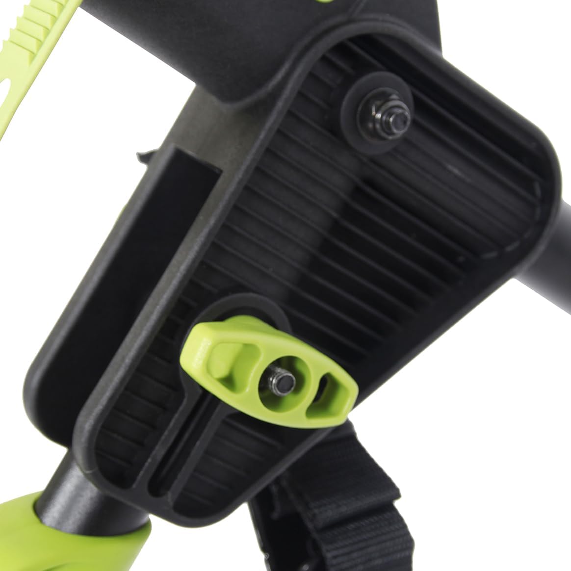BUZZ RACK 1022 bicycle carrier in its folded, compact state for storage.