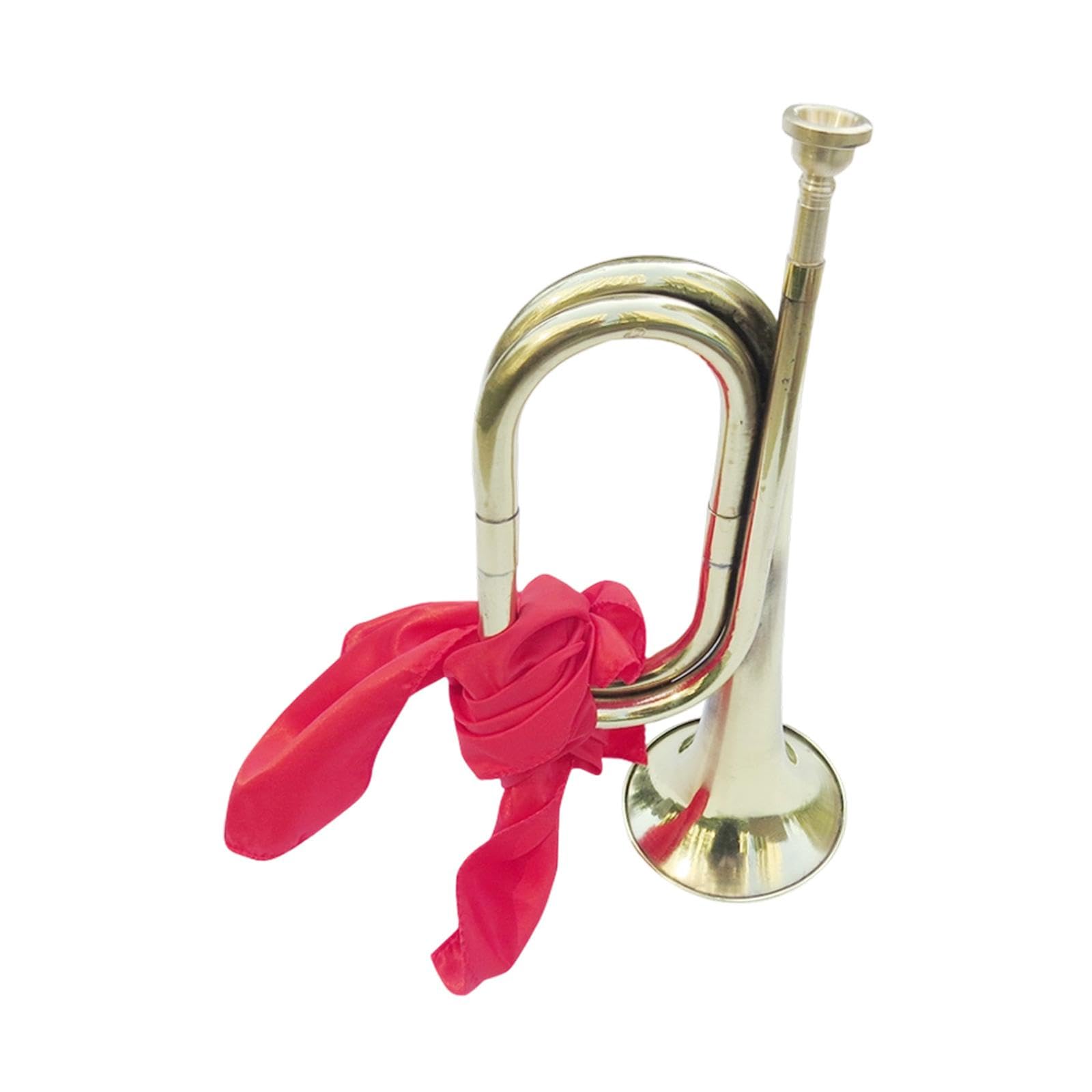 Trompette, Instrument En Laiton, Trompette de Cavalerie Portable et épaisse de 13 Pouces pour