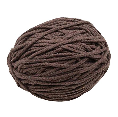 PuLAif Corda for Bondage, Corda da Giardino, Corda di Cotone Intrecciata, 10 Metri (32 Piedi) for Giocattoli for Animali Domestici, progetti di Artigianato (caffè)