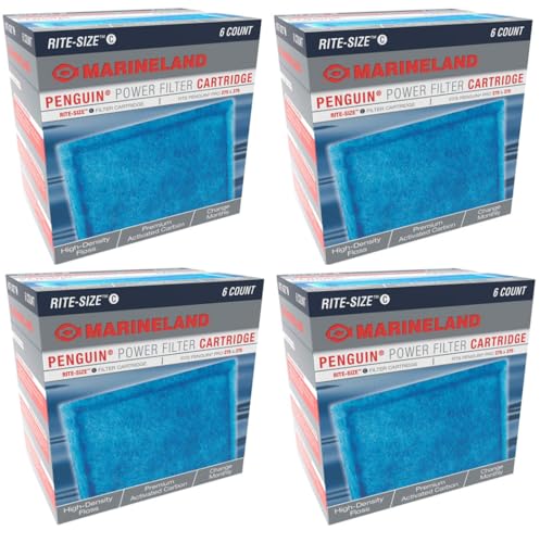 MarineLand Rite Size Aquarium Filter Cartridge Bundles (Rite Size C 24pk)