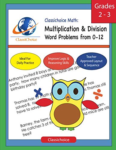 Classichoice Math: Multiplication & Division Word Problems from 0-12
