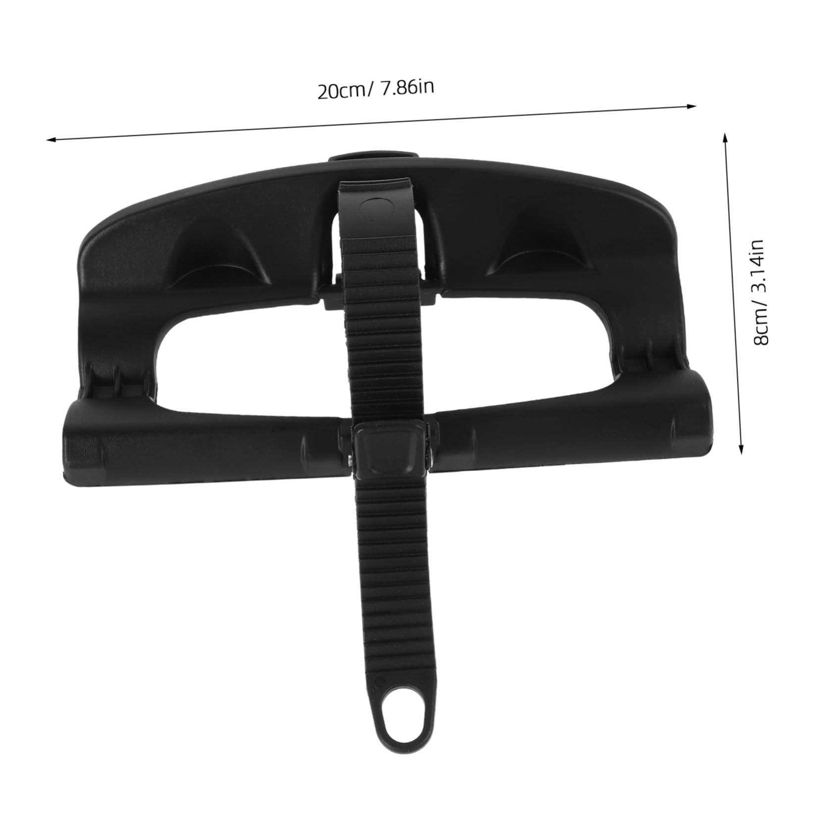 BCOATH Mountain Bike Rear Wheel Rack Car Frame Bike Accessory Strong Metal Construction Easy to Install Multi-use Carrier