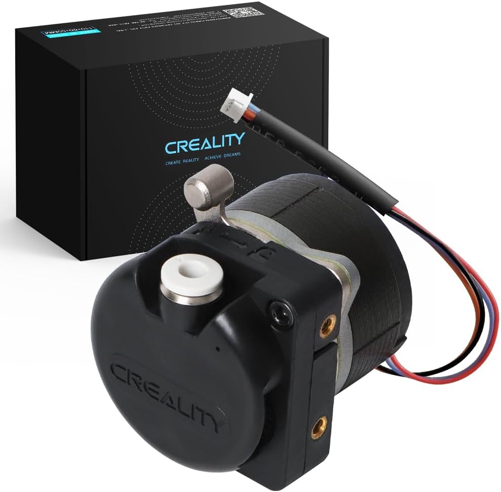 Official Creality K1 Extruder With Motor, Original K1 Extrusion Kit Direct Drive Extruder Dual Gear Feeding Extrusion Mechanism Kit Smooth Feeding High Speed Printing for Creality K1/K1 Max 3D Printer