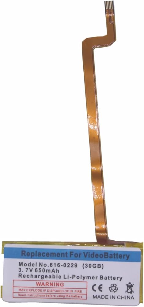 Amazon | 1つのx650mah3.7Vの取り替え電池のための FOR iPod Classic