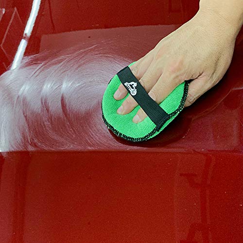 image for BATOCA Microfiber Wax Applicator Pad, Cleaning and Wash Foam Pad, Bett