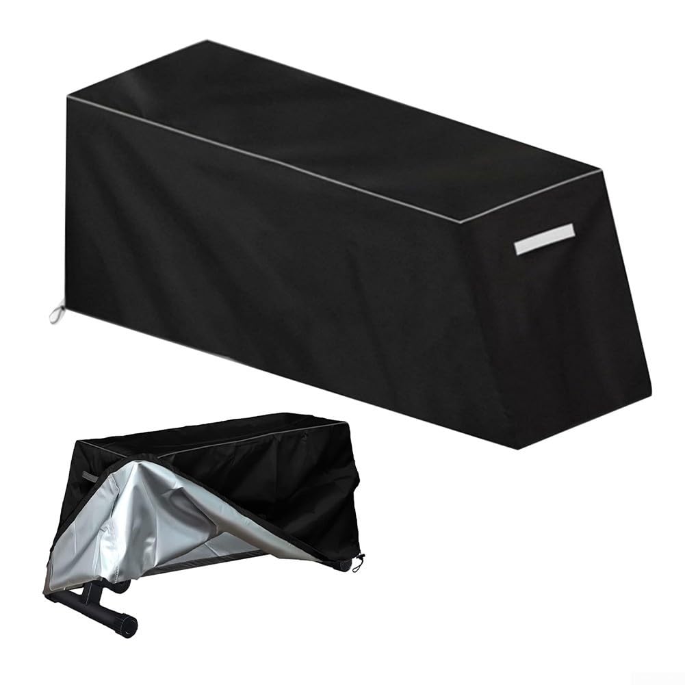 Funda para banco de pesas de tela Oxford 210D para exteriores, diseño portátil y plegable con cierre de cordón