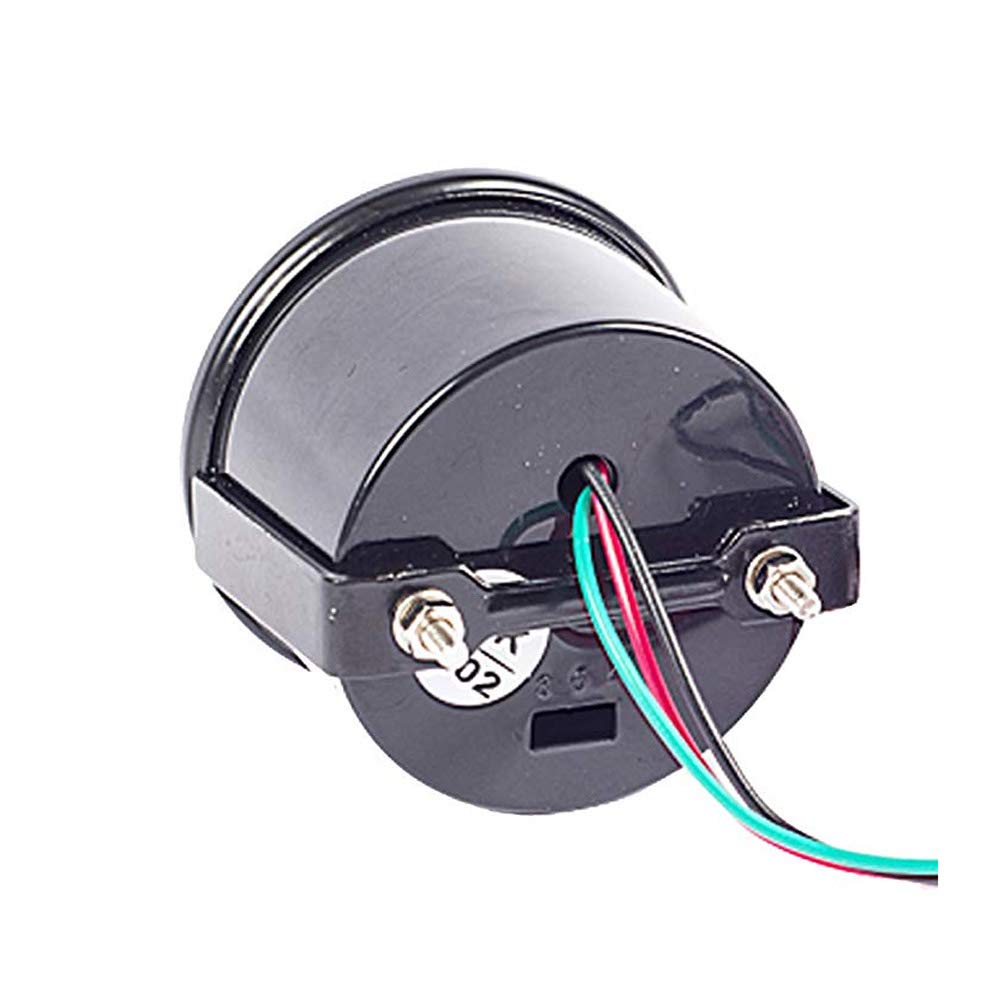 2" 52mm Noir Voiture Moteur Numérique Lumière Rouge de LED Indicateur de température de l'eau Mètre Jauge