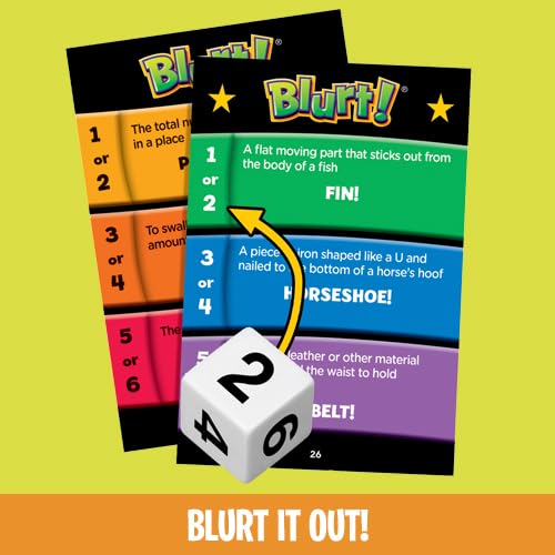 Educational Insights Blurt! Word Game, Board Game for 3-12 Players, Family Game, Ages 7+