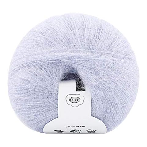 Garn Wolle, weiche Mohair Strickwolle Garn liefert für DIY Schal Schal Häkelgarn(# 1) Cover