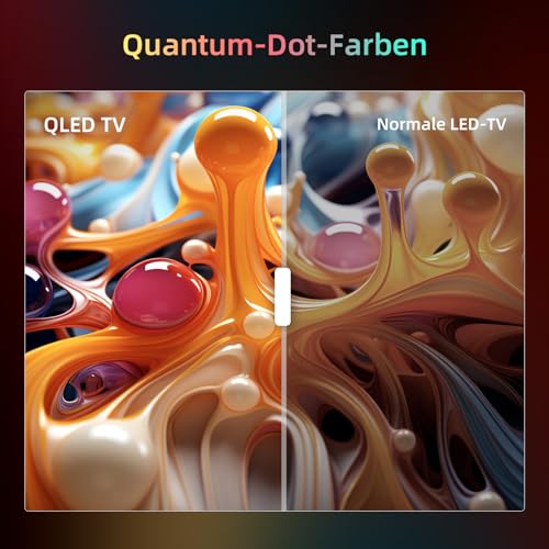CHIQ TV L40QH7G 40 Zoll QLED TV, HDR10, Rahmenloses Design, Google TV, Google Assistant, Chromecast HDR10 und HLG, Quad-Core A55 CPU, WLAN, DBX-tv,Triple Tuner(DVB-T2/C/S2) – Bild 4