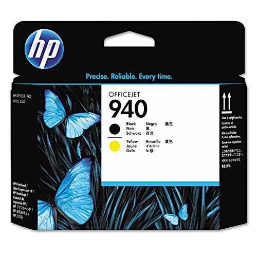 HP Tintenpatrone von C4900A C4900A940 940, Nr 940-1 x Tintenpatrone, Schwarz, Gelb HP Tintenpatrone von C4900A C4900A940 940, Nr 940-1 x Tintenpatrone, Schwarz, Gelb