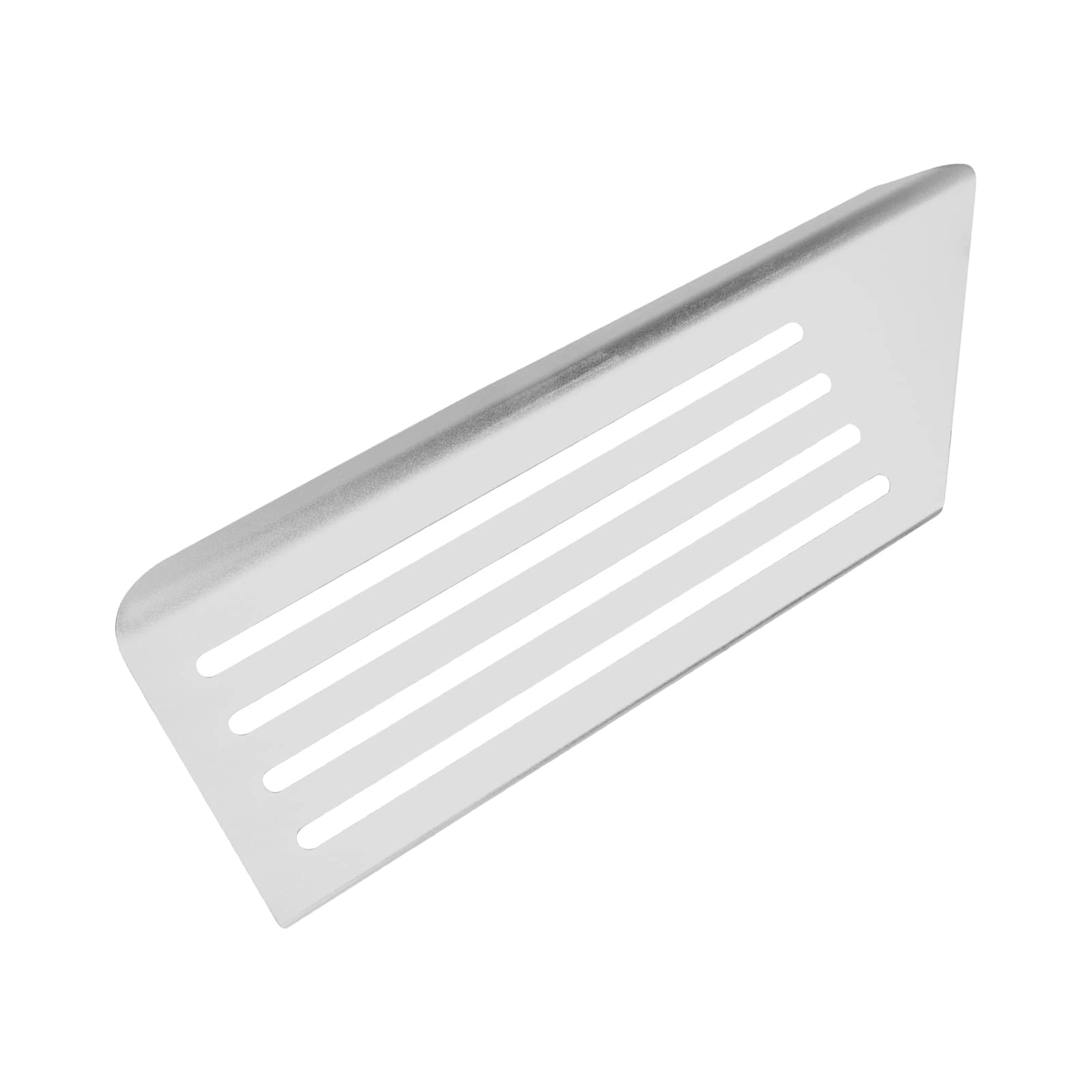 Poggiapiedi per Auto in Acciaio Inossidabile AMONIDA Pedale per Poggiapiedi per Auto, Grigio Metallizzato, Anteriore, Universale, Auto Elettrica