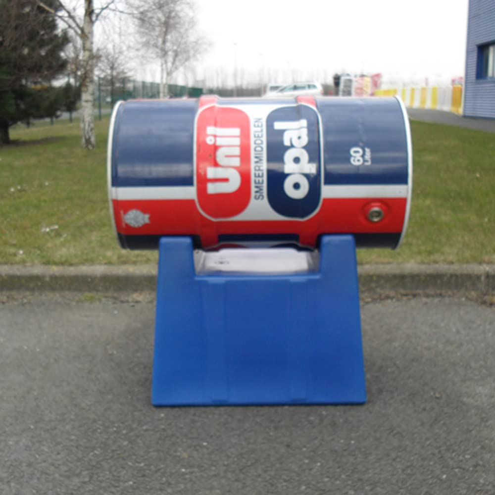 Support porte-fût 60L bleu - Fabrication française