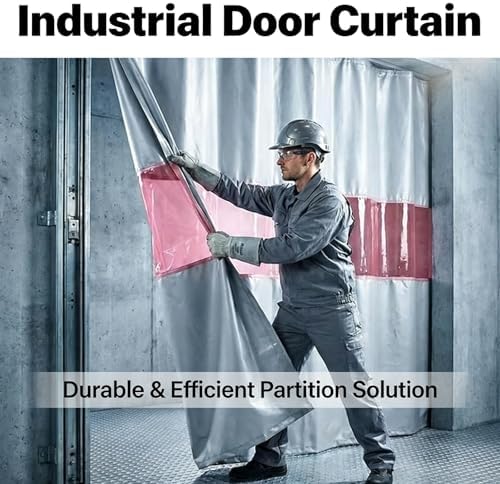 Retractable Welding Protection Screen, Customizable 108x192in Flexible Curtain Divider for Fast Installation in Welding Work Areas, Durable Safety Shield