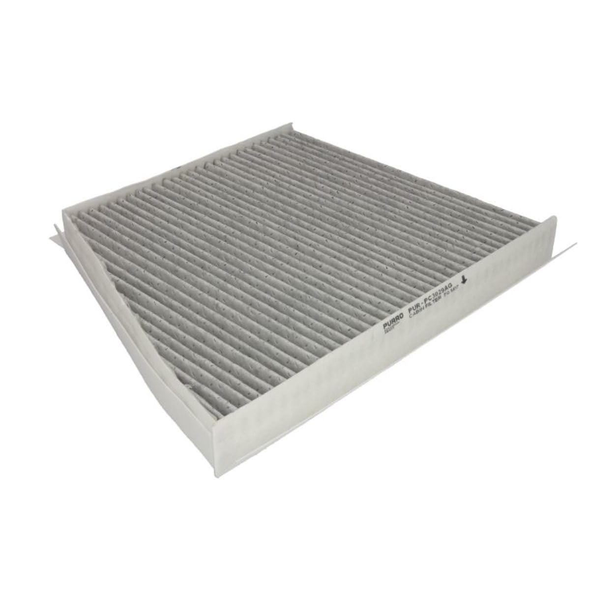 PURRO Filtre d'habitacle PUR-PC3029AG Filtre à charbon actif Hauteur: 35 Largeur: 260 Longueur: 312 Compatible avec MERCEDES-BENZ Classe E Berline W211 Classe E Break S211 CLS Coupé C219