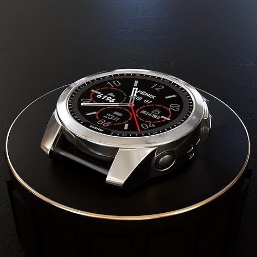 Miniatura 3 de FitTurn Compatible con Garmin Fenix 7XFenix 7X SolarFenix 7X Sapphire Funda protectora solar para GM Fenix 7X 2.008 in Cubierta suave TPU Ultra-Slim