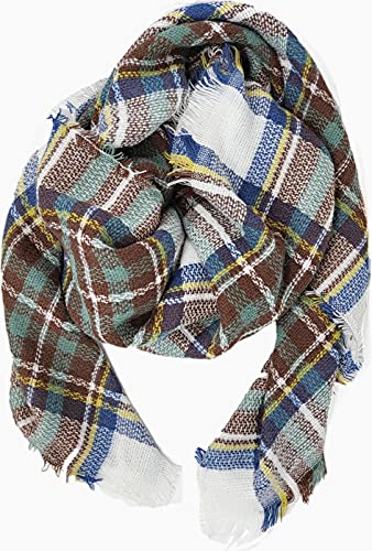 Fall Winter Scarf Plaid Oversized Scarf for Women – Ideal Winter Women's Scarves & Wraps; Perfect Lightweight Accessory & Gifts for Women4