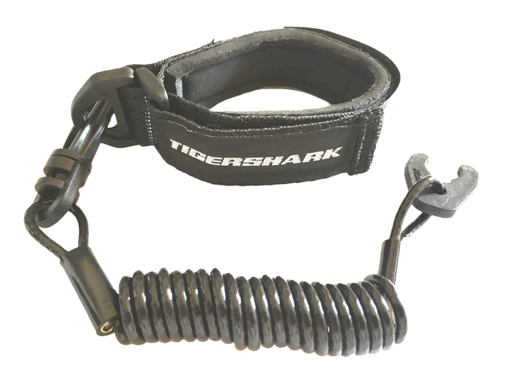 JLP Tigershark Tiger Shark Barracuda Daytona Monte Carlo Monteg Lanyard & Wrist Band Black