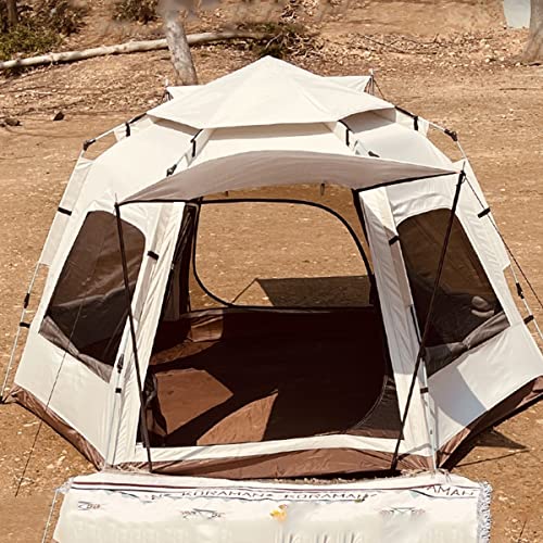 Carpa Pop Up para Camping 3-4 Personas Blanca miniatura 1