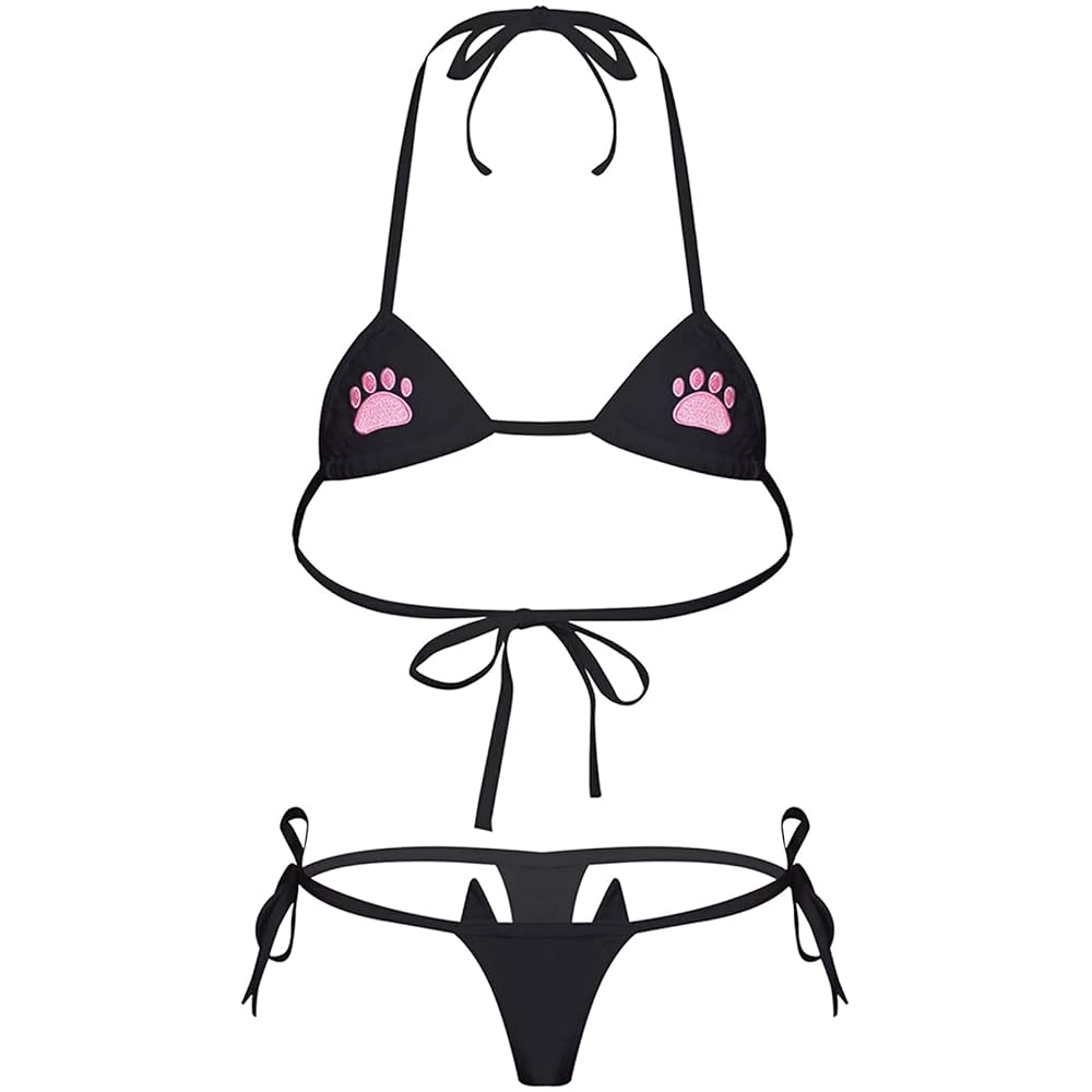 【GLOSSYPAGE】Kitty Halterneck Character Bikini ★追跡可能★ Hello Kitty Rhinestone Halter Swim Top | Hot Topic