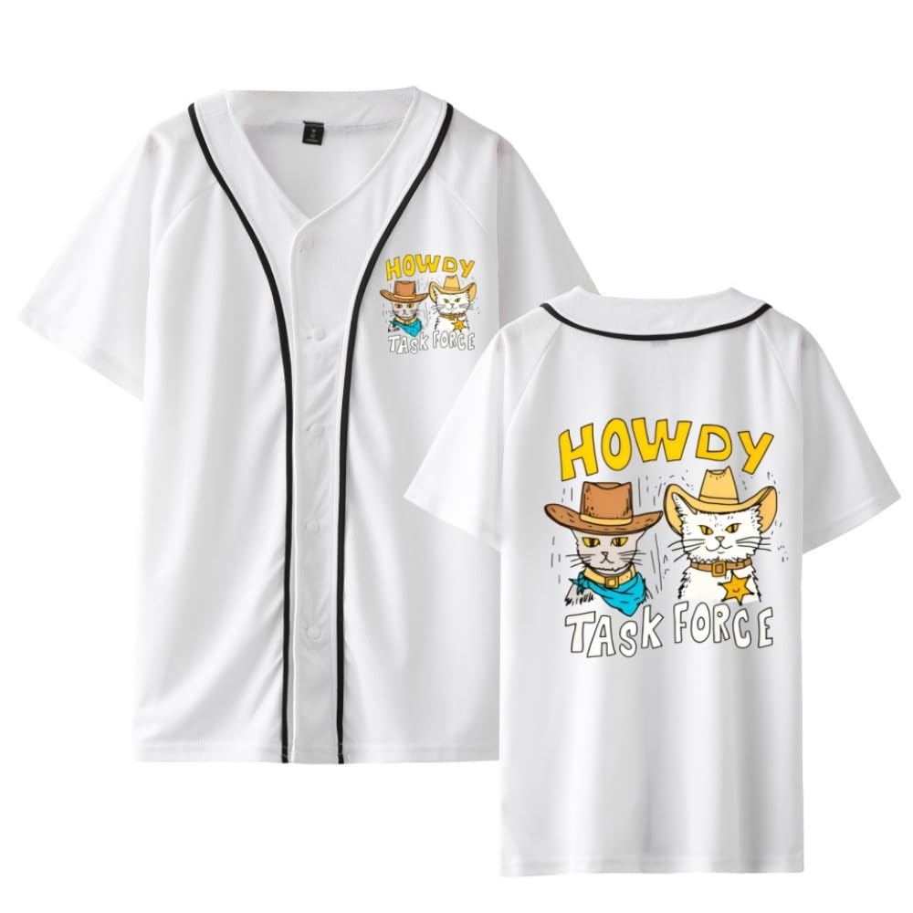 Ryan Trahan Merch Baseball Jersey Classic V-Neck Short Sleeved Unisex Fun Streetwear (Style1,Small)
