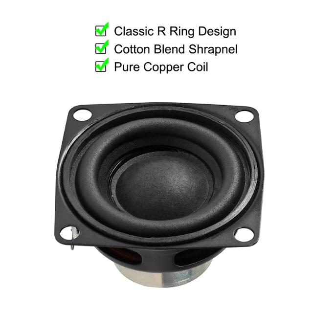 Amazon.com: ACEIRMC 4pcs 2inch 4Ohm 10W Full Range Audio