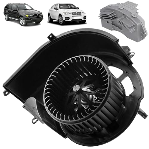 Ventilador aire acondicionado compatible para BMW X5 (E70) y X6 (E71, E72) | CON RESISTENCIA AIRE ACONDICIONADO. Motor calefacción, ventilador, climatizador, soplador. 64116971108