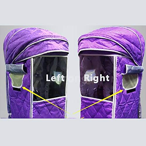 Fahrrad Winddicht Warm Verdickt Baldachin Abdeckung Für Kinder Rücksitz, Fahrradsitz Baumwolle Markise Schuppen Plus Baumwolle Dick, Kinder Fahrrad Hinten Sitze Große Terrasse, Ohne Sitz ( Color : C )