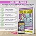 Wall Pilates Workouts for Women – 66 Exercise Cards with Videos & Workout Plan – Includes 5-Week Challenge, E-book, Chart & 2 Rings for Easy Organization – Home Pilates Workout Guide