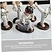 Holibanna Resin Craft Taekwondo Boy Figurine Korean Souvenir Miniature Karate Figure for Decor