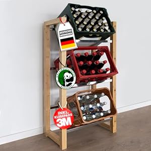 KARAT Flash Getränkekistenregal für 3 Kisten