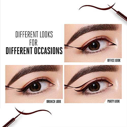 Image of LAKME 9To5 Eyeconic Trio|Set Of 3 - Liquid Eyeiner 8.5Ml,Matte Kajal,Classic Brown,Kohl Liner In Twist Up Pencil - Waterproof,Smudge Proof & Long Lasting,0.35 G And Waterproof,Volume Mascara,8.5Ml