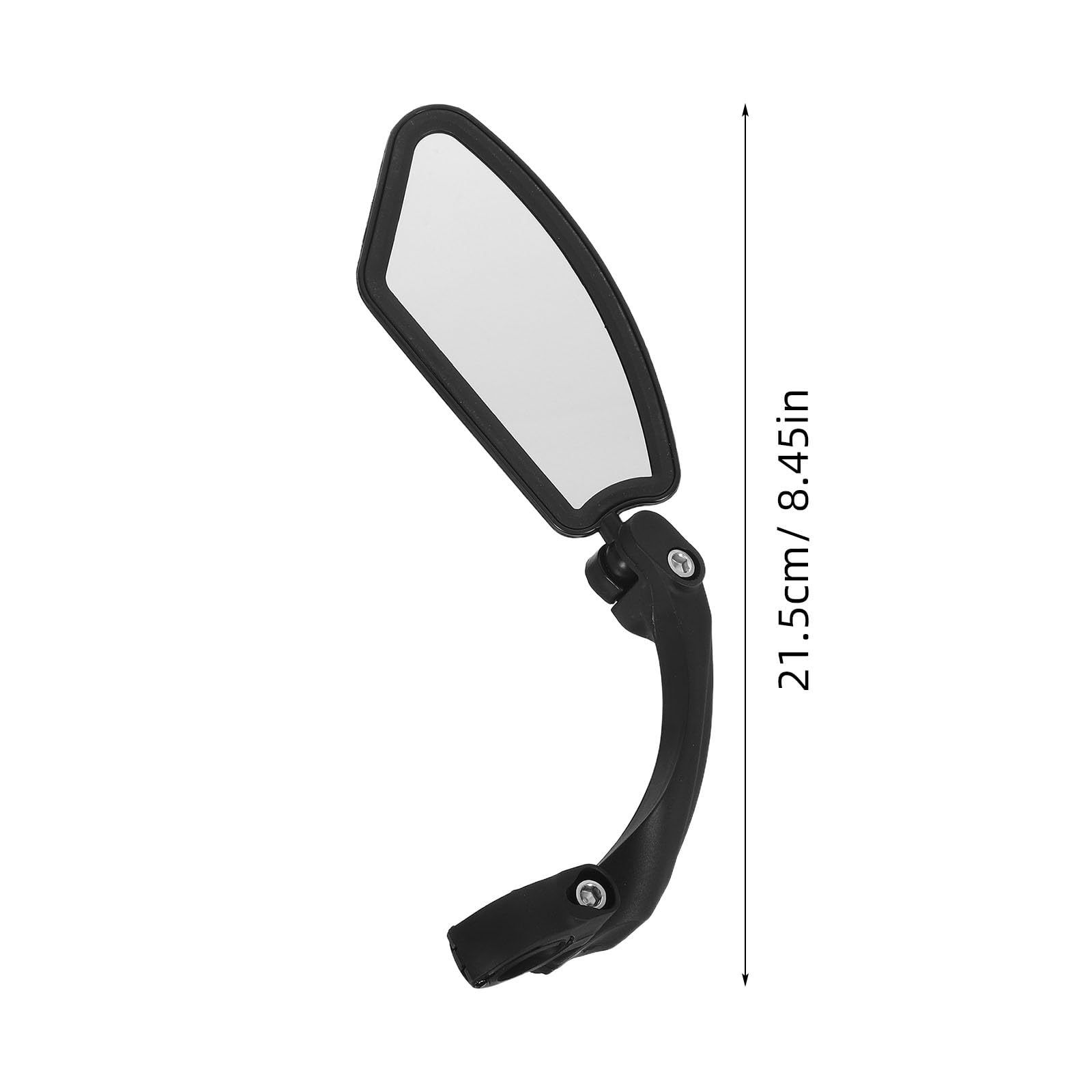 BESTonZON 2 Sets Universal-Motorradspiegel, Lenker, Rückspiegel, 360 ° verstellbar, seitliches Moped-Zubehör für Fahrrad, Roller, ATV, Cruiser, Dirtbike