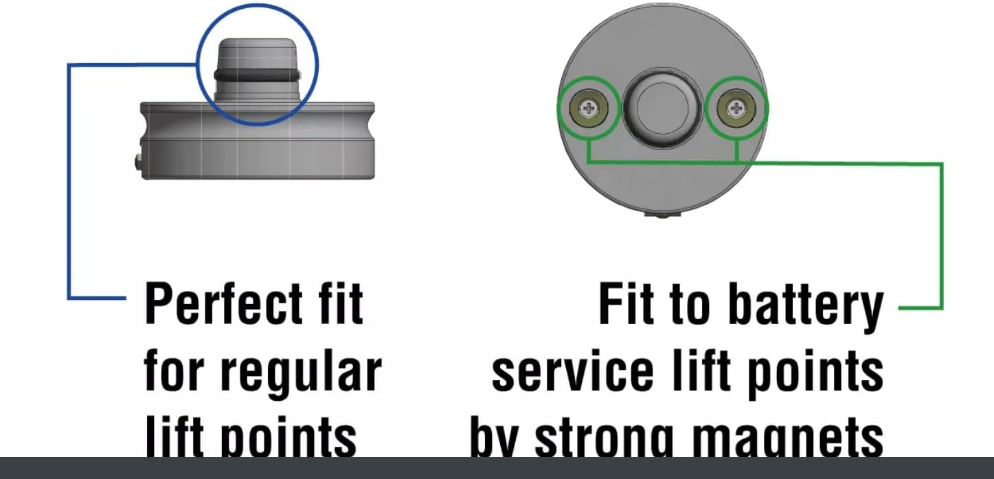PT Auto Warehouse AT-JLPS-30050 - Jack Lift Pads Pucks Set - 4pcs