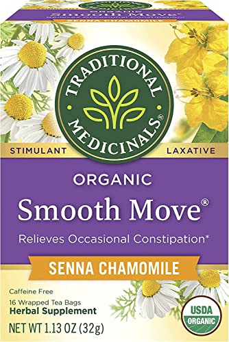 Traditional Medicinal Organic Smooth Move Senna Chamomile Tea 16 Bag (Pack of 1) - Image 3