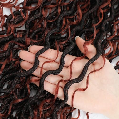 Image of Goddess Faux Locs Crochet Hair for Black Women, Goddess Locs Crochet Hair