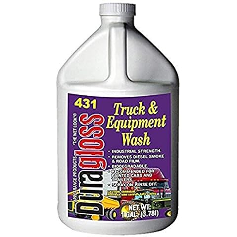 Duragloss 431 HD Truck and Equipment Wash, 1-Gallon, 128 oz, 1 Pack, white Cover