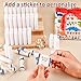 VISRIE 120 Pack Lip Balm Unlabeled, Natural Lip Balm Bulk Blank Tube, Personalized Lip Balms for Party Favors Adults and Bridal Shower Favors or Baby Shower Gifts-5 Flavors