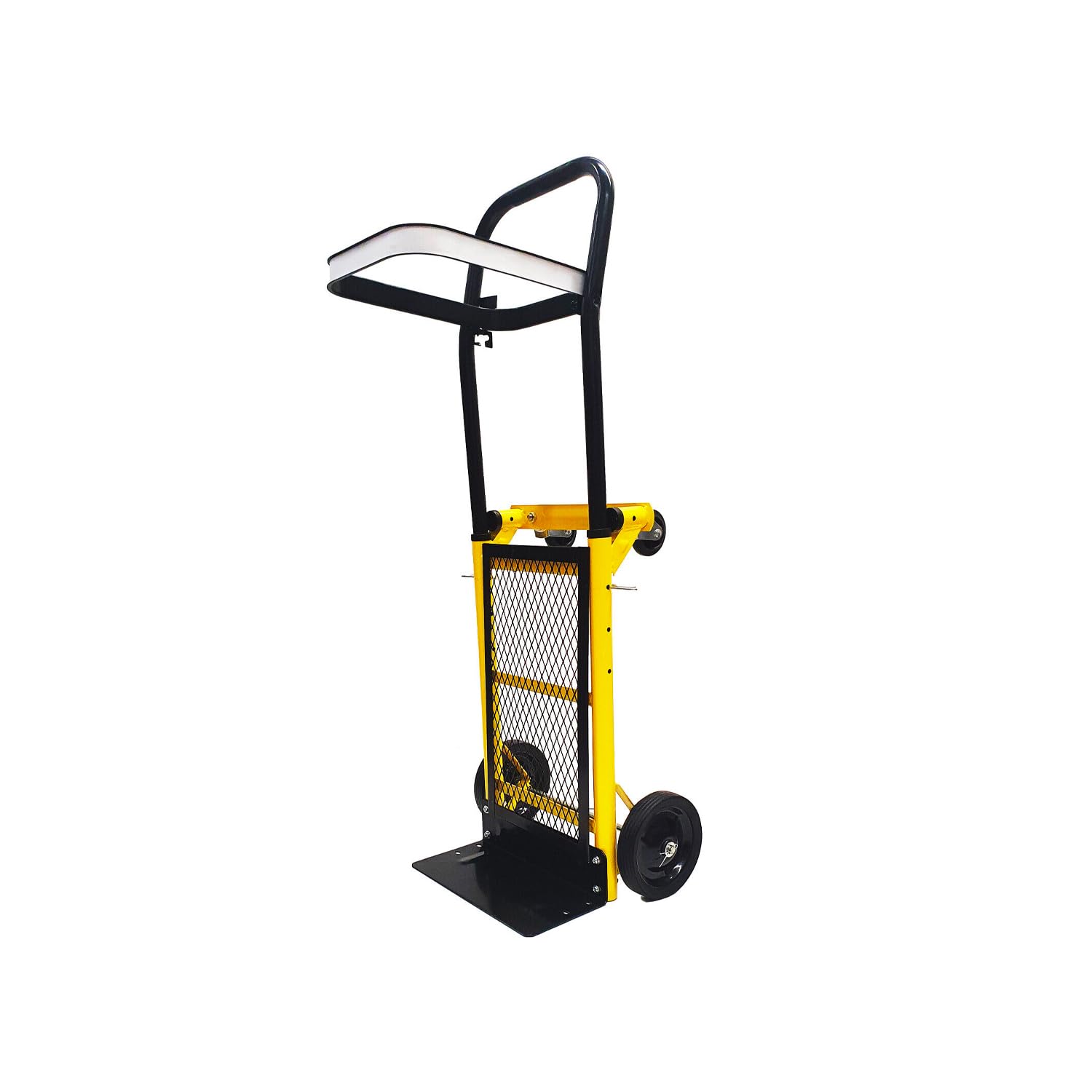 Carrello Porta Carichi Pesanti Pieghevole - Carrello Multifunzione in Acciaio con 4 Ruote in Gomma, Capacità 45kg, 99x38x31 cm, Ideale per Carichi Pesanti