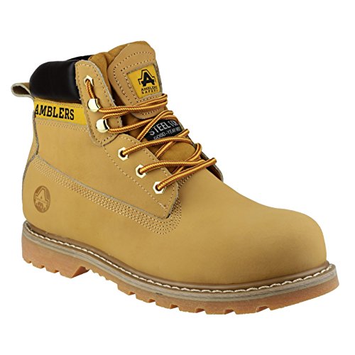 Amblers Steel FS7 Chaussures de sécurité unisexes avec embout en acier Miel - - beige, 38