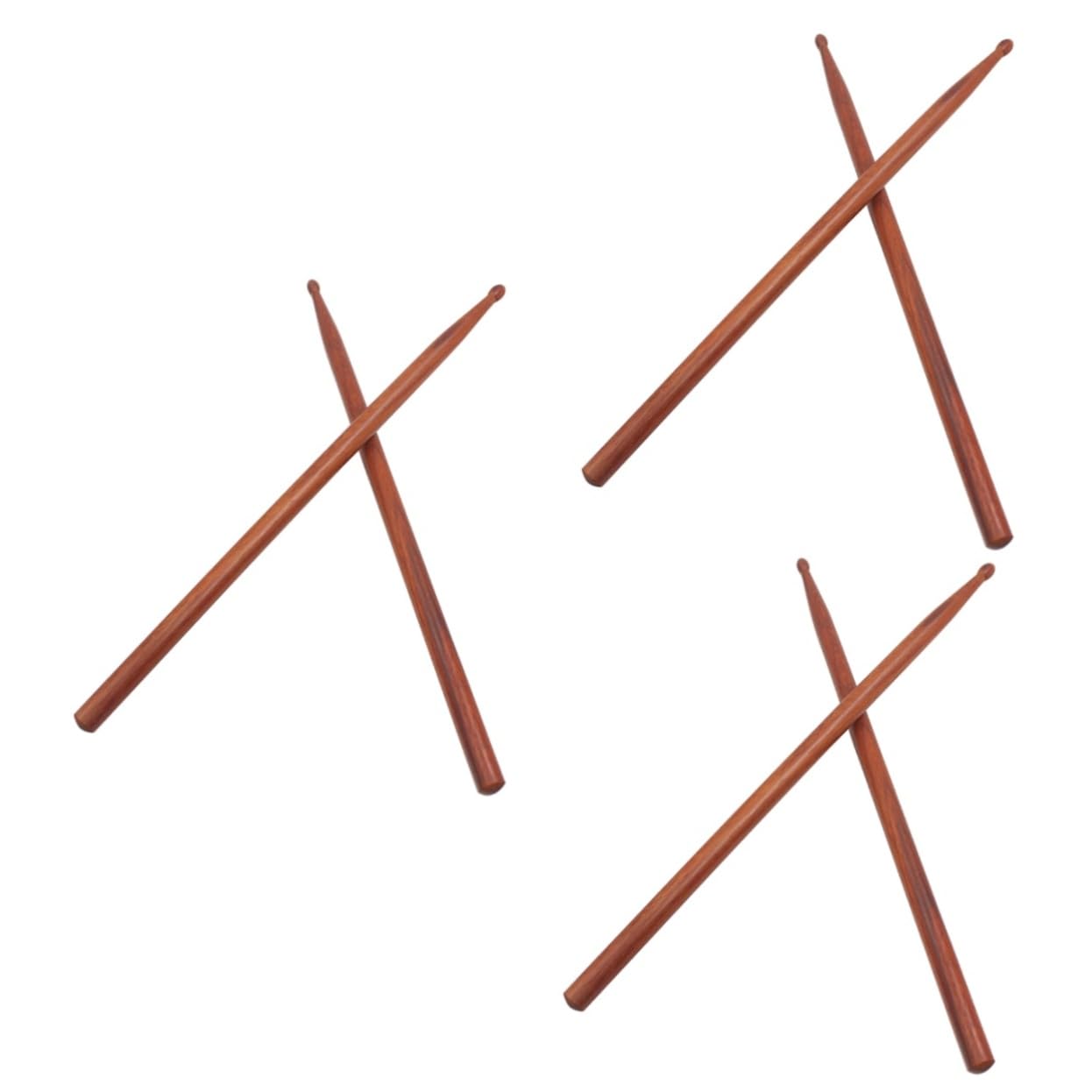 3paare Drumsticks Aus Holz Ovaler Holzgriff Langlebig Und Für Jugendliche Und Schlagzeuger Perfektes Percussion-zubehör