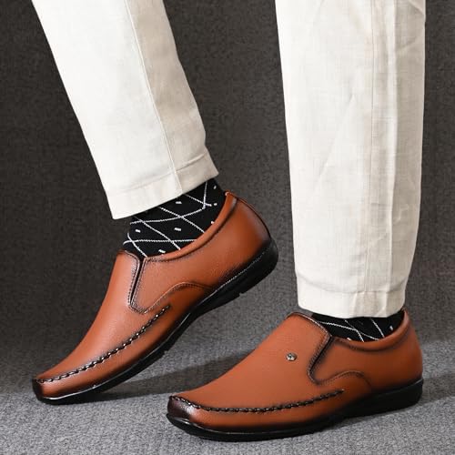 Image of Centrino Formal Shoe for Men | Cushioned Insole for Better Comfort | Stylish Slip-on for Boys | Perfect for Office Wear & Formal Dress (9788)