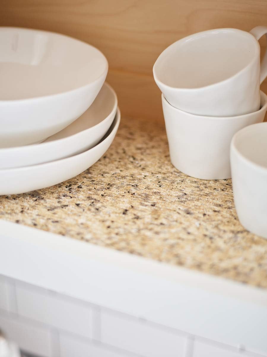 Duck Smooth Top Easy Liner Shelf Liner 12" Wide Kitchen Pack, 6-Rolls, 10' Length, White : Clothing, Shoes & Jewelry