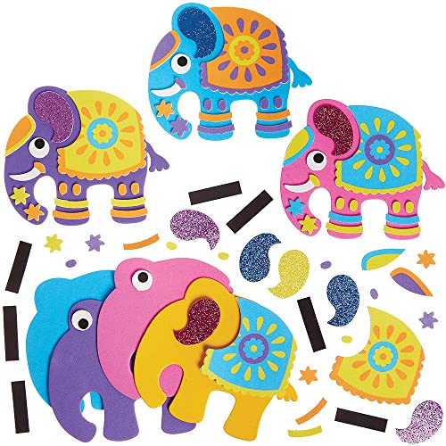 Kit De Linternas De Diwali De Baker Ross – Pack De 4 Manualidades Infantiles, Incluye Siluetas De Cartón Y Celofán De Colores. Ideal Para Niños Creativos Y Actividades Festivas