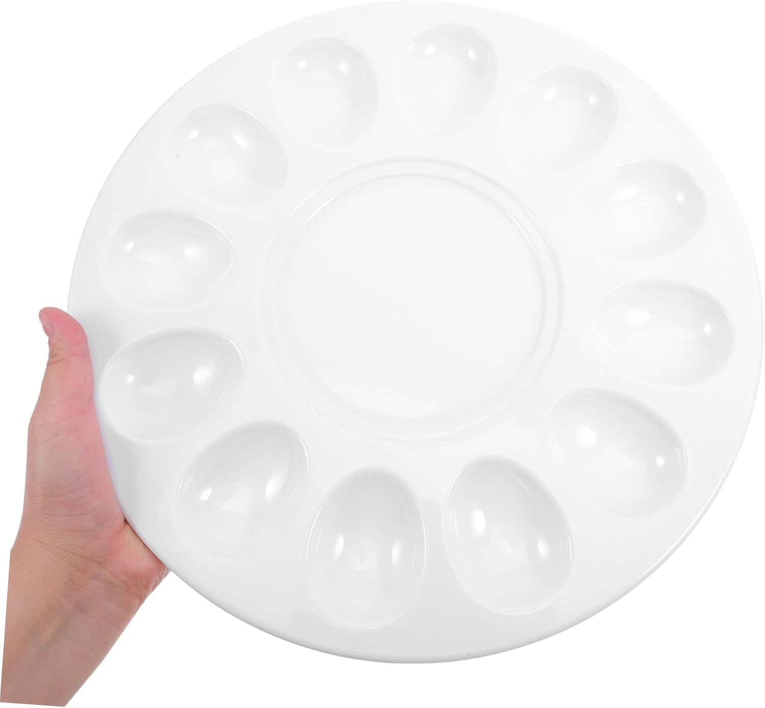 1pc Elegant Shrimp Paste Plate for Meatballs Decorative Tableware for Home Use Easy to Clean and Dishwasher Safe for Serving and Storing Food