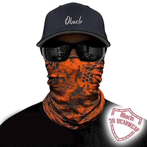 Image of Obacle Skull Face Mask Half for Dust Wind UV Sun Protection Seamless 3D Tube Mask Bandana for Men Women Durable Thin Breathable Skeleton Mask Motorcycle Riding Biker Fishing Cycling Sports Festival