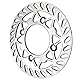 aqxreight - Scheibenbremse, 190mm Vorne Hinten Aluminiumlegierung Bremsscheibe für SDG Wheel Pit Dirt Bikes