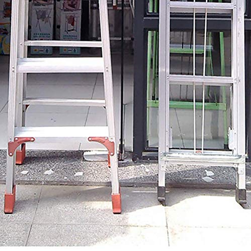 Telescoping Ladder Non Slip Feet Mat/Horizontal Stair-Style Cap/Shoe Kit/Foot Pads/Extension Ladder Parts/Cushion Cover Security Bumpers Accessories Replacement Kit(2Pcs) (inside diameter 50mmX29mm)