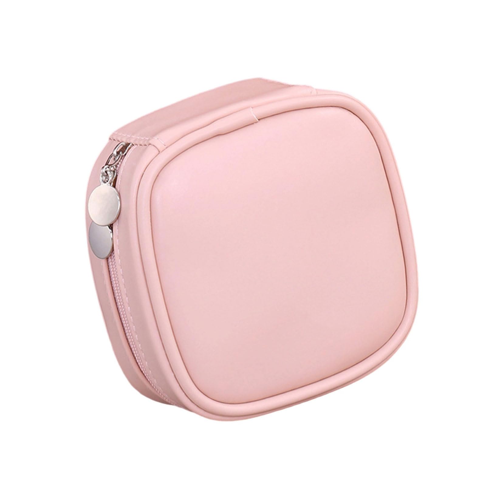 YROHGKPN Multipurpose Pull String Secure Jewelry Pouches for Daily Accessories Storage Leather Case Perfect for Travel or Home Travel Jewelry Organizers Bag