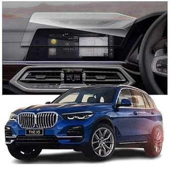 9H Unbreakable Screen Guard Compatible With Bmw X5 New 10.25 Inch [2023-Running] Not a Tempered Glass [Transparent]